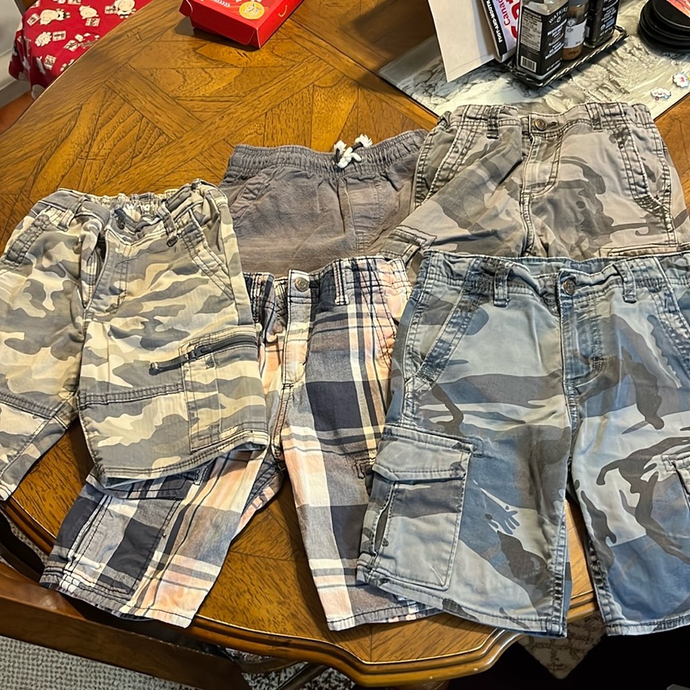 5 pair Wrangler and George boys shorts